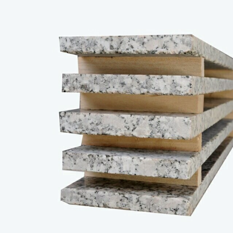 Three pieces of marble